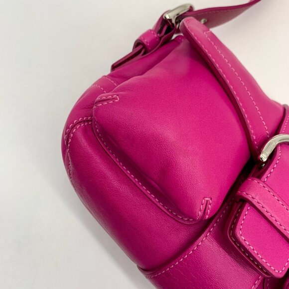 Coach Pink Leather Vintage Soho Pocket Flap Shoulder Bag  1446 - Picture 8 of 11